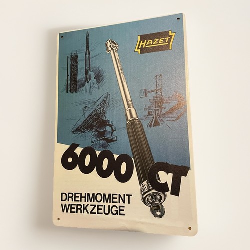 Blechschild hazet drehmoment - blechschild,