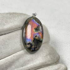 Labradorit Cabochon Anhänger Nr. 5181