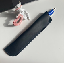 Leder-Stiftetui schwarz für 1