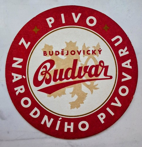 Bierdeckel budvar pivo pils - bierdeckel,
