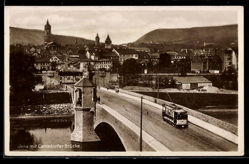 Ansichtskarte jena camsdorfer - ansichtskarte, jena,