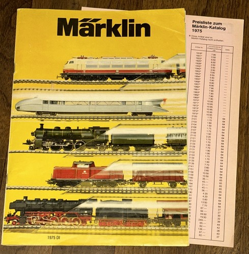 Märklin katalog 1975 mit - märklin,