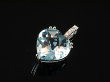 585 Weissgold kleiner Herz