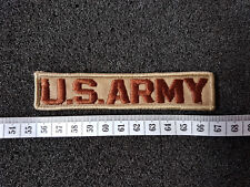 (Box-ZZ) USA Abzeichen Schriftzug US-Army original Patch Aufnäher Desert
