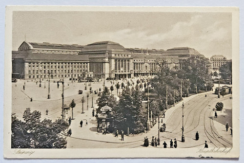 Alte postkarte 1920 leipzig - alte,