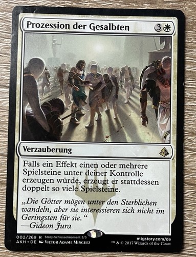 Prozession der gesalbten - prozession,