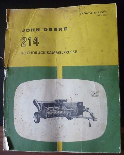 John deere hochdruckpresse 214 - john,