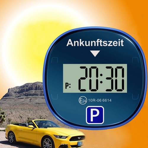 Elektronische parkscheibe mit - parkscheibe,