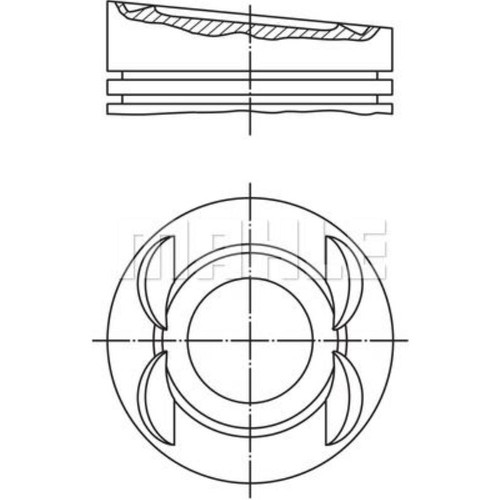 Mahle kolben für audi - mahle,