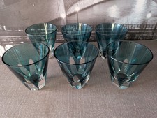 6 antike Art Deco Gläser