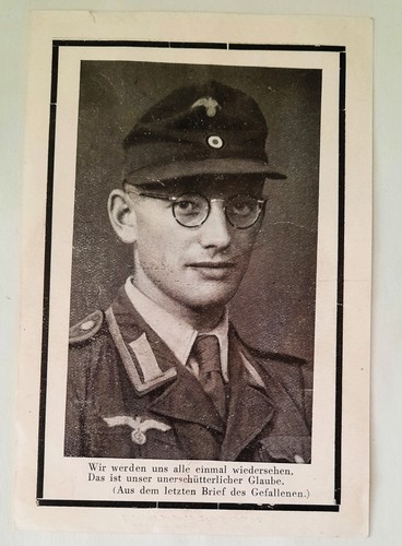Sterbebild sanitäter soldat - sterbebild,