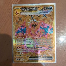 Glurak ex OBF DE 228/197 Obsidianflammen Gold Secret Rare Pokemon TCG Excellent