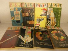 11 Bücher Passat-Bücherei, Verlag Neues Leben, DDR, um 1960, Titel auf Fotos