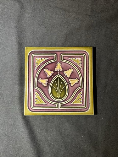 Antik fliese jugendstil tile - jugendstil,