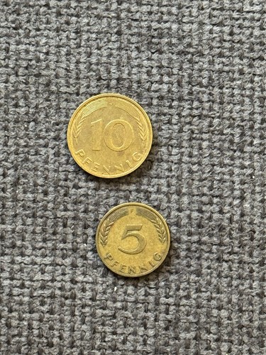 Pfennig 1950 und 10 - 5, f