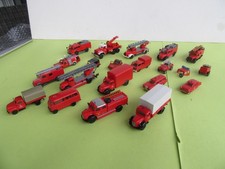 Posten Lot Sammlung 20 x  RoCo Brekin1a ua. 1/87 Feuerwehrmodelle Auto LKW  rar