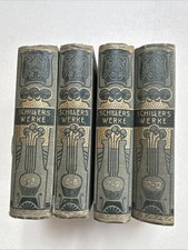 Friedrich Schiller Werke 1-12 komplett um 1910 alte Bücher Bände 