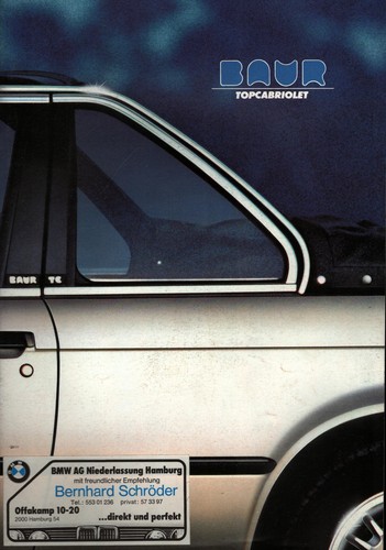 Prospekt tuning baur - tuning, bmw