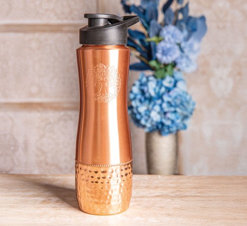 Kupfertrinkflasche yggdrasil - kupfertrinkflasche,