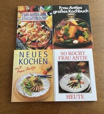 4x Frau Antje Kochbücher So