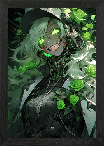 Grünäugiges anime mädchen - grünäugiges,
