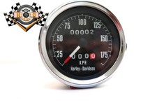Harley Tacho NOS km/h Speedometer Veglia AMF Sportster XL 1000 Ironhead Dyna FX