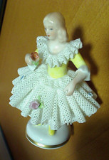 Sitzendorf Porzellan - Zierfigur Tüll Tänzerin Mädchen 