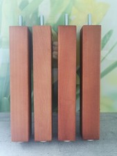 4x Buche Quadrat Füße