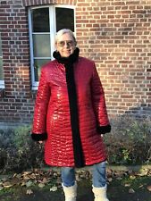 Größe L Samtnerz Pelzmantel Wendemantel Kurzmantel Fur Coat Pelliccia LUXUS