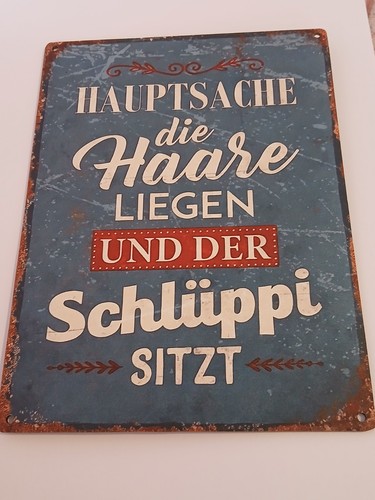 Holzschild mit spruch - mit, neu
