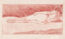 Liegender weiblicher Akt -