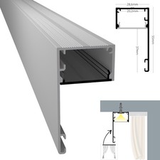 ALU Profil Gardinen Leiste
