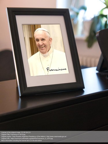 Repro autogramm papst - -,