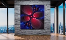 WANDBILDER ALURAHMEN ABSTRAKT BILD XXL 150x150 MODERN WOHNZIMMER MUSCHELN KUNST