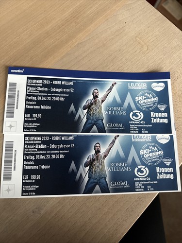 Robbie williams tickets - robbie,