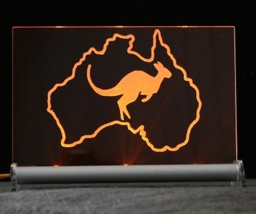Led leuchtschild australien - leuchtschild,