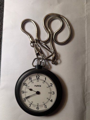 Vintage ruhla taschenuhr - vintage,
