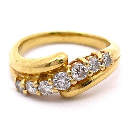 Naturdiamant ring 18k - naturdiamant,
