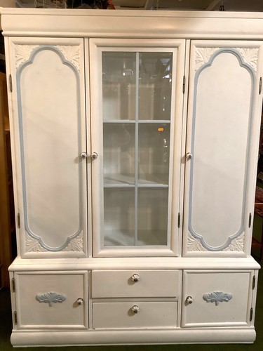 Großer vitrinenschrank weiß - großer,