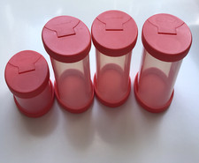 Tupperware Gewürzbehälter Orient Express rot Transparent