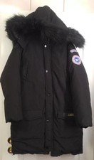 Winter Jacke Mantel Kunstfell abnehmbar schwarz 170 Einmal getragen wie Neu