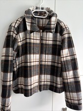Karierte woll jacke jacket - karierte,