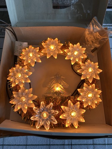 Weihnachtsstern kranz vintage - weihnachtsstern,