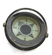Marine Lifeboat Compass Cassens & Plath Gmbh   grey varnished Brass #F4