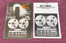 Revox B77 mk II Manual Instructions Bedienungsanleitung + Schaltplan Top Zustand