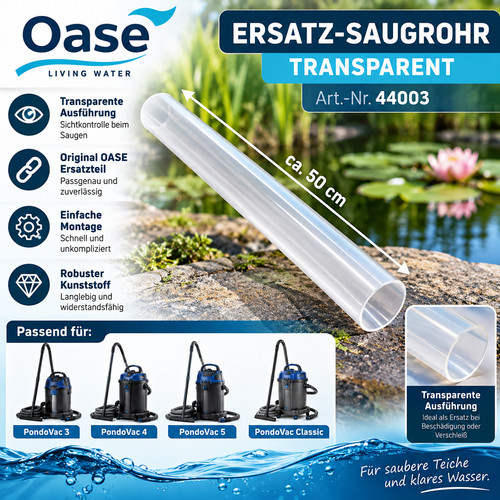 Oase ersatz saugrohr - ersatz,