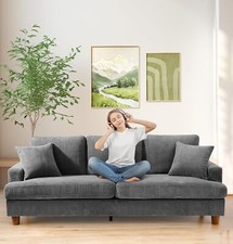 21CM Sofa, Bequemes Cord-Sofa