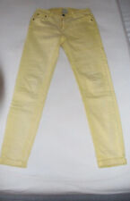 NEU Italienische gelbe Damen Skinny Jeans Slim fit Größe 36 Stretch