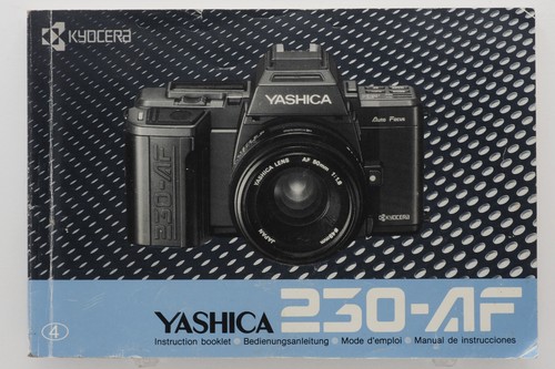 Yashica 230 anleitung - 230-af,
