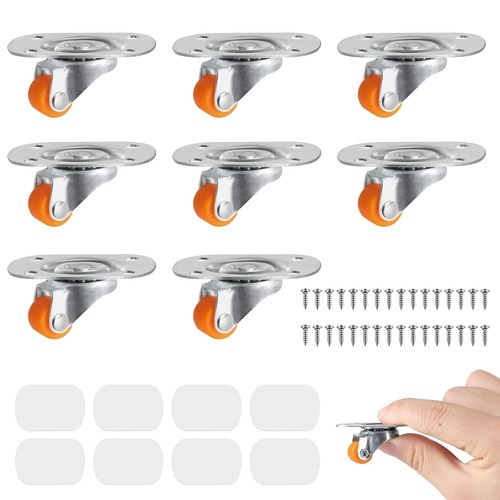 Exleco 8er set lenkrollen 12mm - 8er,